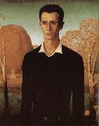 Grant Wood The Portrait oil on canvas